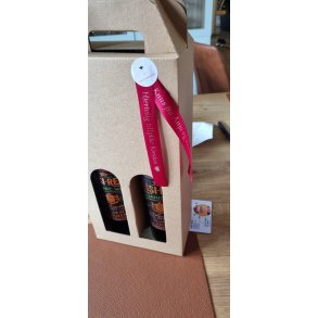 Gaveb�nd med personlig hilsen