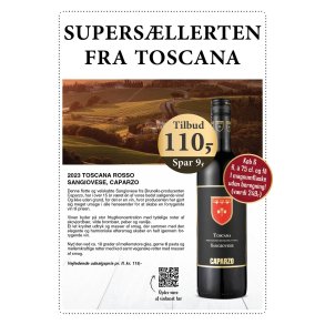 TOSCANA ROSSO, SANGIOVESE IGT, Caparzo